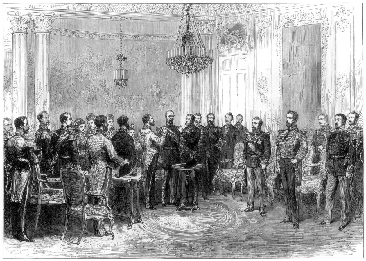 麦克马洪元帅与西班牙黄金羊毛组织的命令，1875年 作者 不明