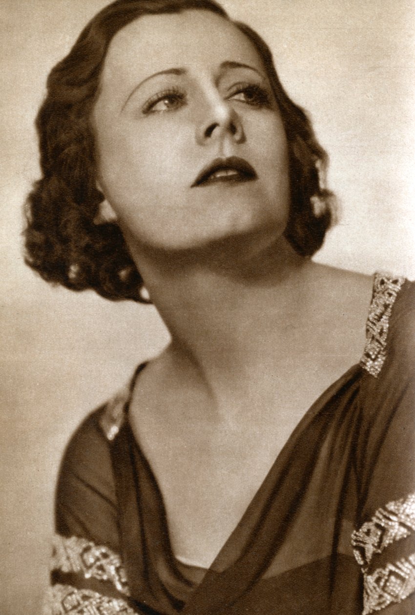 艾琳·邓恩（Irene Dunne），美国女演员，1933年 作者 不明