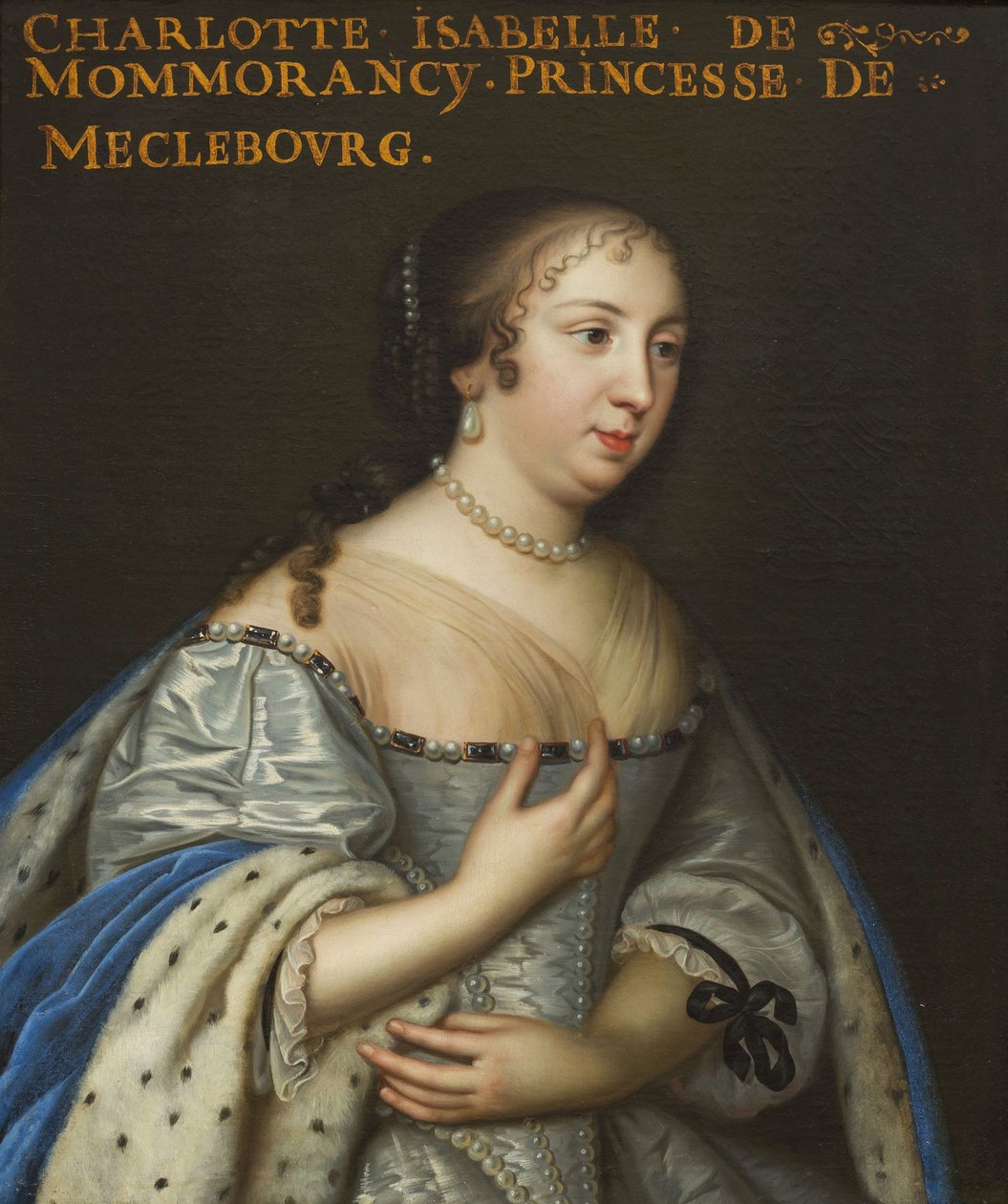 Isabelle Angélique de Montmorency 1627-1695，梅克伦堡-什未林公爵夫人，约1665。 作者 不明