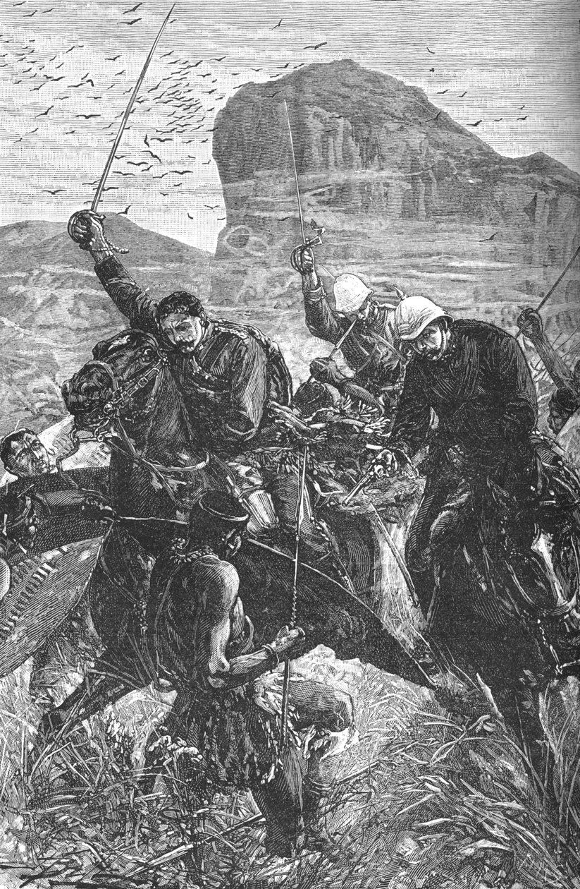 Isandhlwana：《带有颜色的短跑》，1879年，c1880年 作者 不明