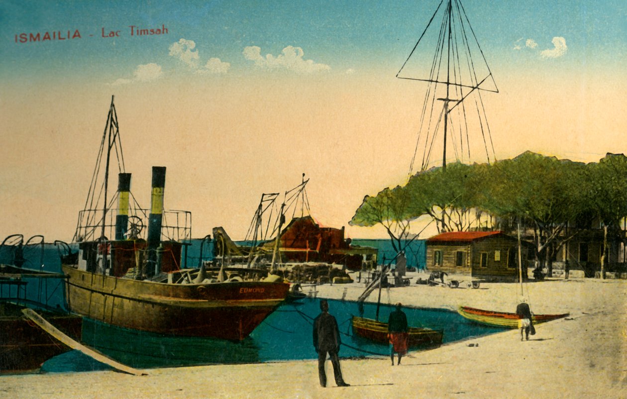 伊斯玛利亚（Ismailia）-蒂姆（Lac Timsah），c1918-c1939。 作者 不明