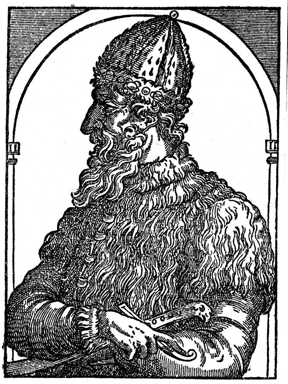 伊凡雷帝（Ivan the Terrible），俄罗斯沙皇，十六世纪 作者 不明