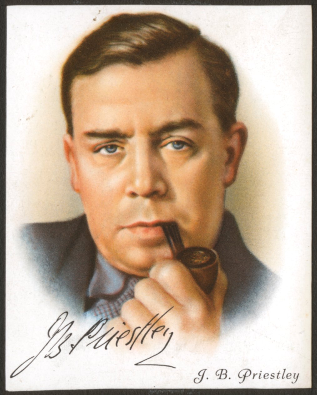 JB Priestley，英国小说家，剧作家，散文家和广播员，c1927 作者 不明