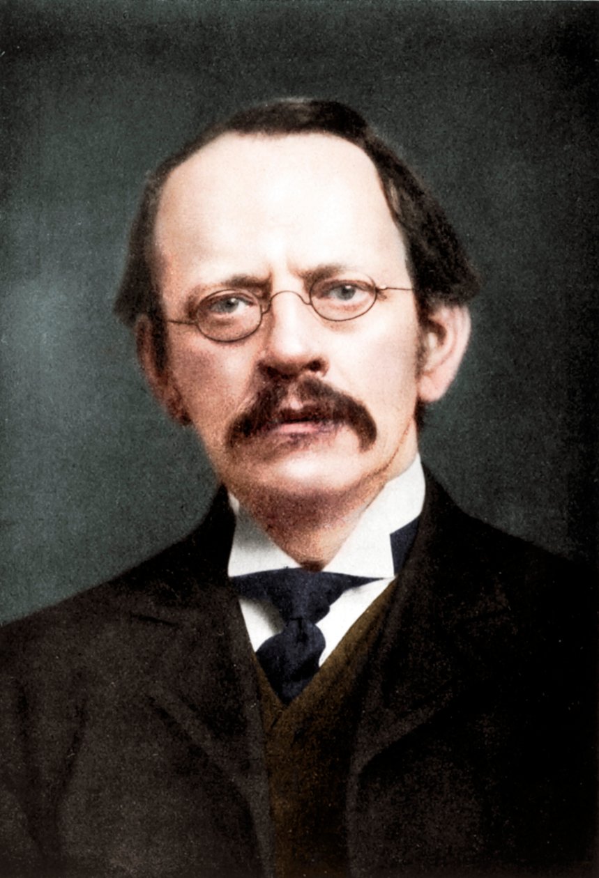 英国物理学家汤姆森（JJ Thomson），c1896-c1915 作者 不明