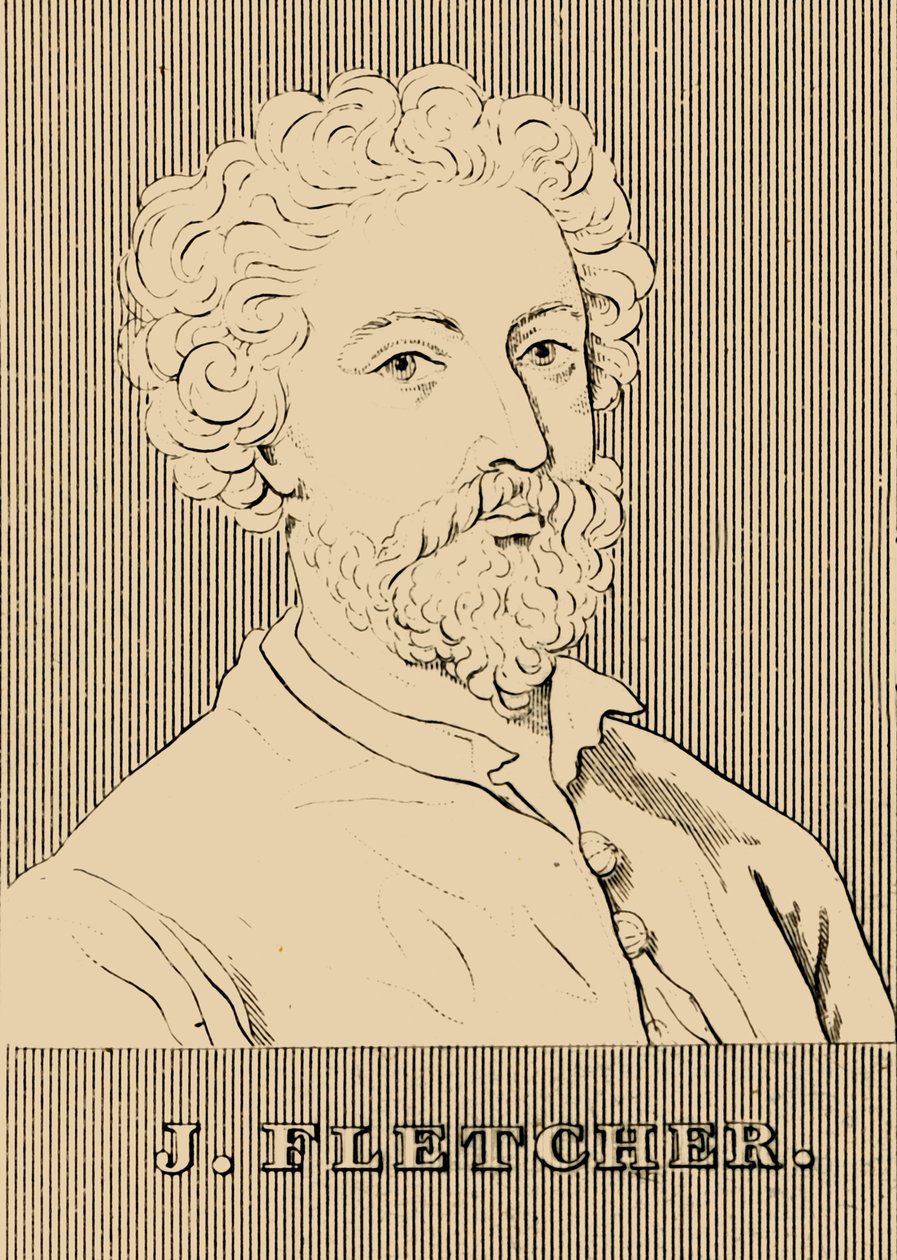 弗莱彻（J. Fletcher），1579年至1625年，1830年。 作者 不明