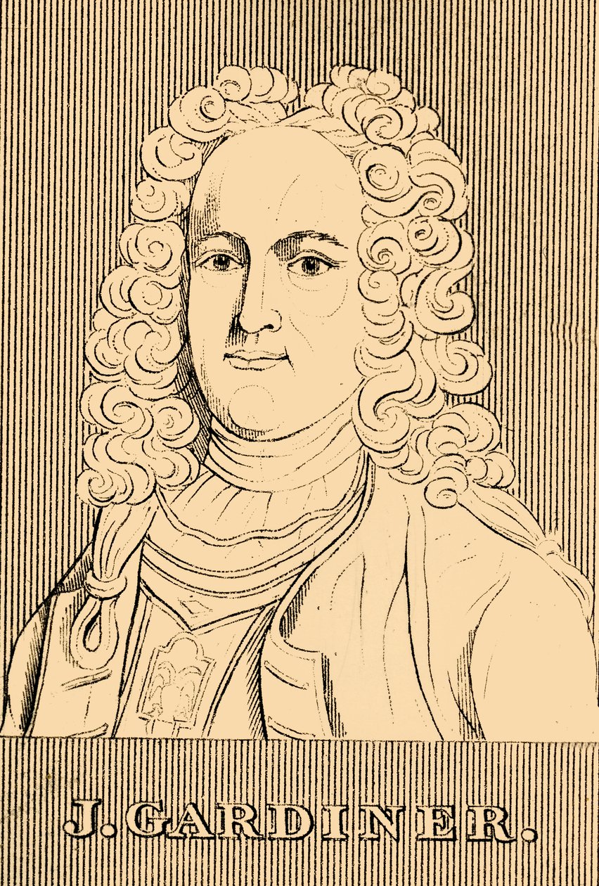 加迪纳（J. Gardiner），1688年至1745年，1830年。 作者 不明
