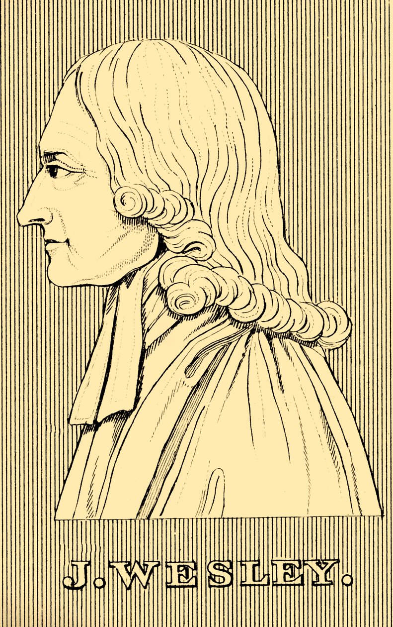 卫斯理（J.Wesley），1703-1791，1830年。 作者 不明