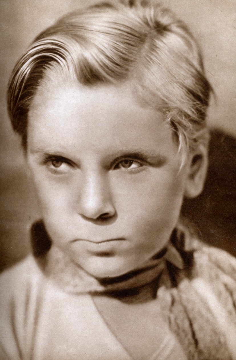 杰基·库珀（Jackie Cooper），美国演员兼电视导演和制片人，1933年 作者 不明