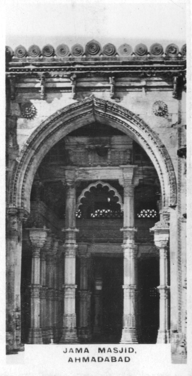 Jama Masjid，印度古吉拉特邦Ahmadabad，c1925年 作者 不明