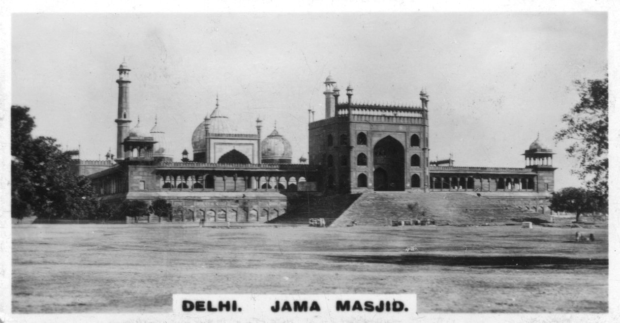贾玛清真寺（Jama Masjid），印度德里，建于1925年 作者 不明
