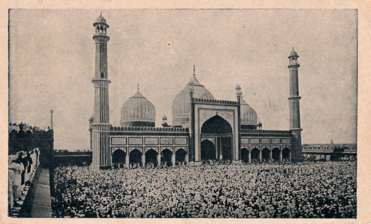 贾玛清真寺（Jama Masjid），德里，c1900年 作者 不明