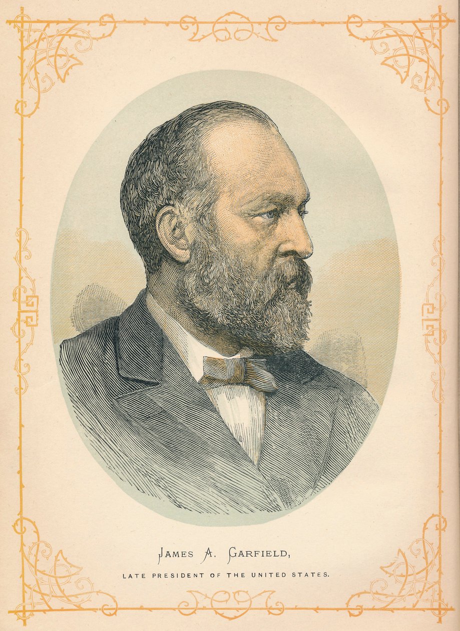 詹姆斯·加菲尔德（James A Garfield），美国第20任总统，1893年 作者 不明