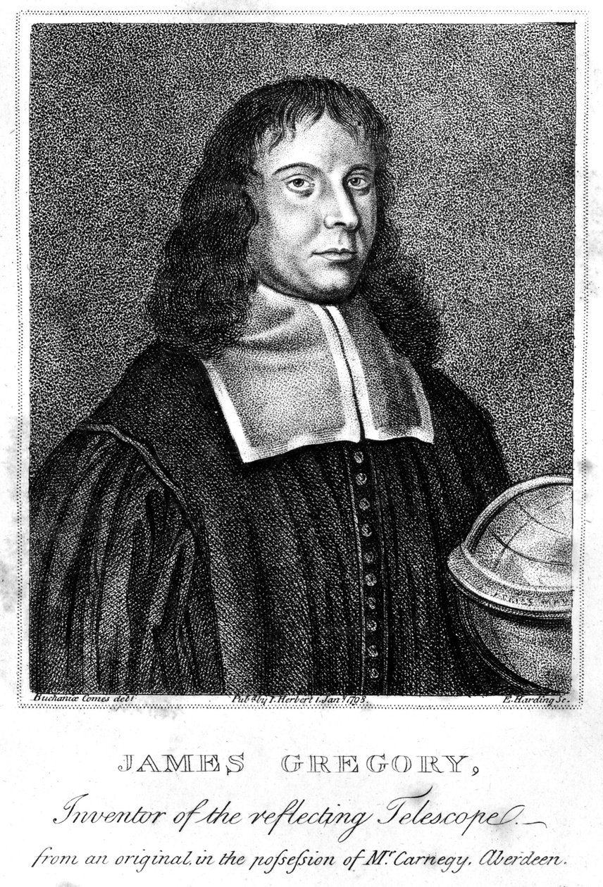 詹姆斯-格雷戈里，苏格兰数学家，约1670年 作者 不明