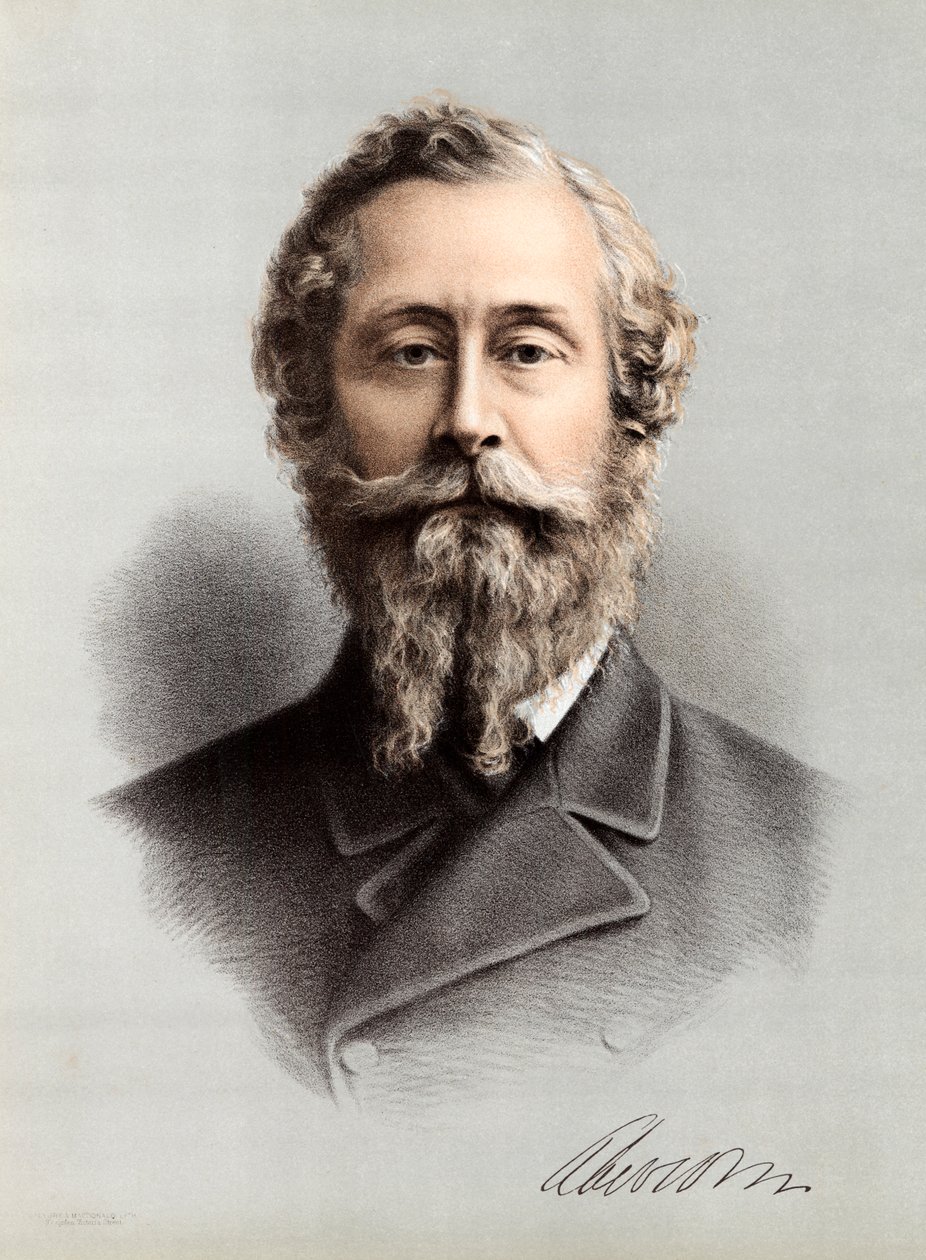 詹姆斯·汉密尔顿（James Hamilton），阿伯康第一公爵1811-1885年，英国朝臣和政治家，c1880年 作者 不明