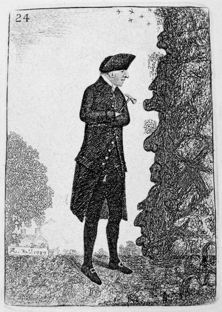 詹姆斯·赫顿（James Hutton），苏格兰地质学家，1787年-1877年 作者 不明