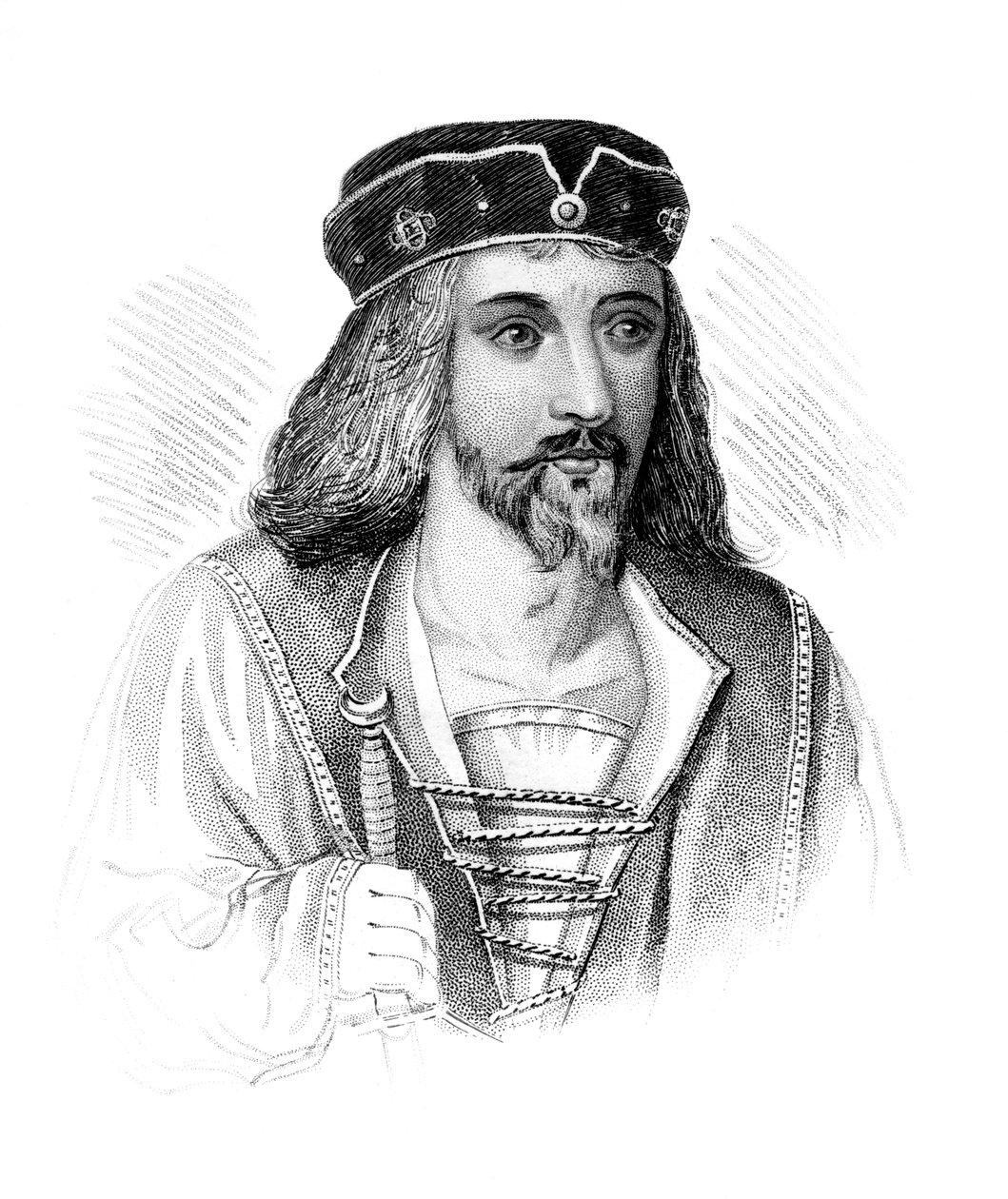 詹姆斯一世（James I），苏格兰国王，c1850 作者 不明