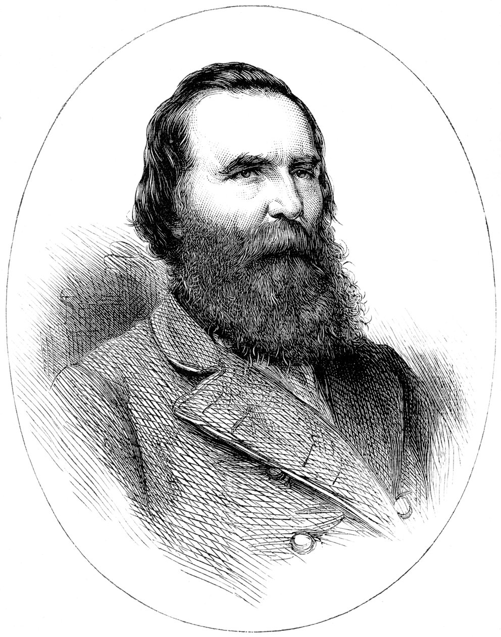 詹姆斯·朗斯特里特（James Longstreet），美国内战同盟国，c1880年 作者 不明