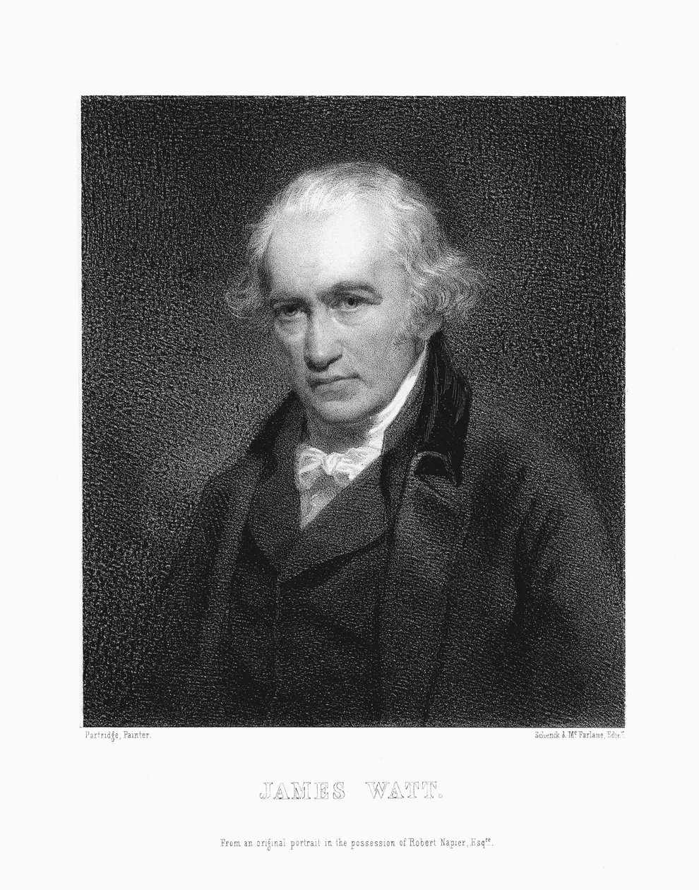 詹姆斯·瓦特（James Watt），苏格兰工程师 作者 不明