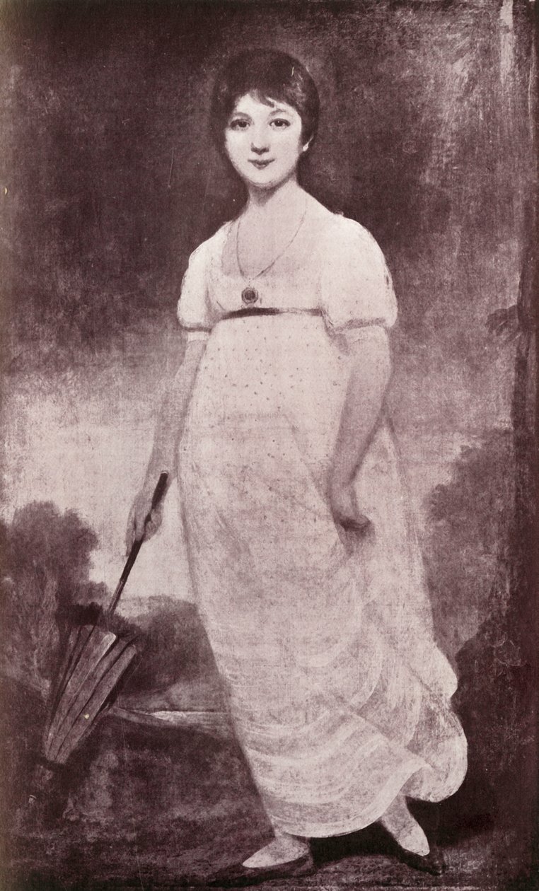 简·奥斯丁，约c1789，1919年 作者 不明