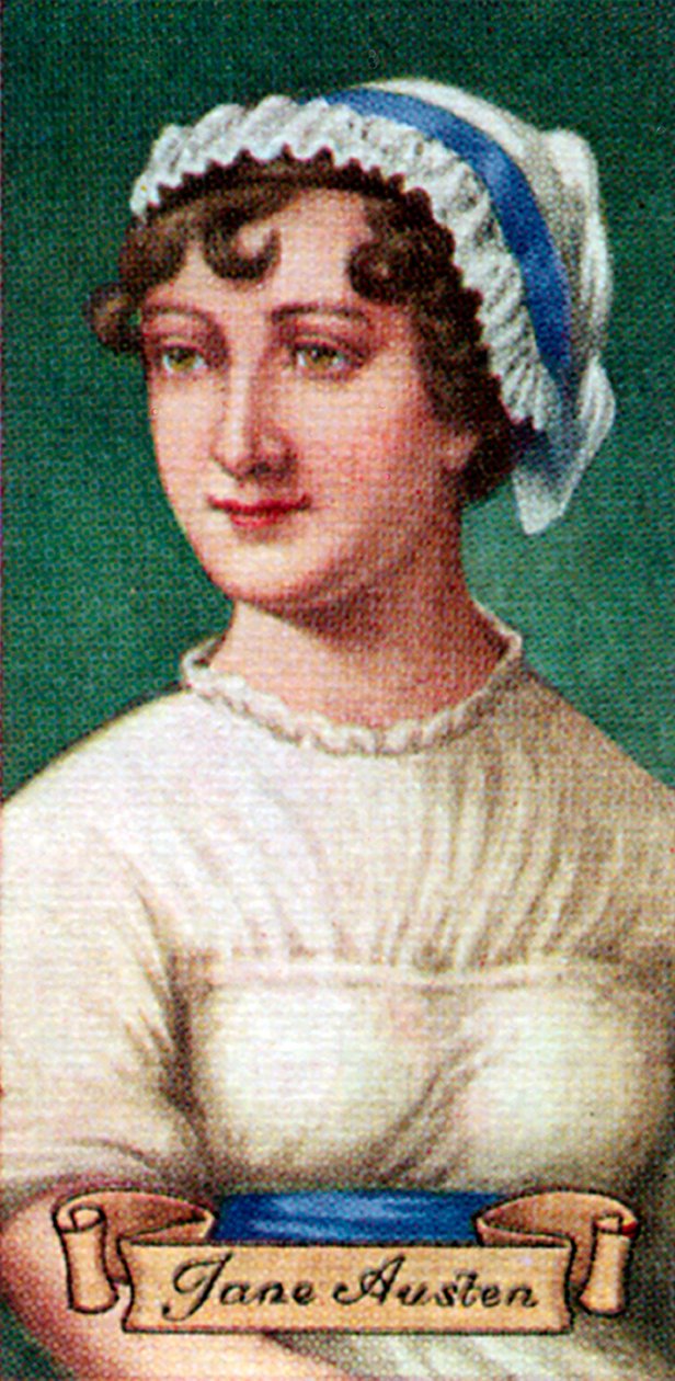 简·奥斯丁（Jane Austen），摘自一系列香烟卡，1935年 作者 不明