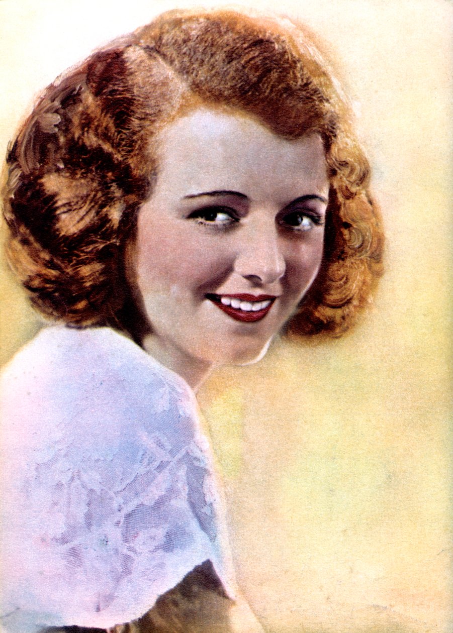 简妮·盖诺（Janet Gaynor），美国女演员，1934-1935年 作者 不明