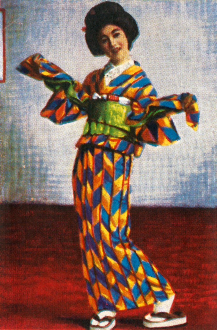 日本艺妓舞者，c1928。 作者 不明