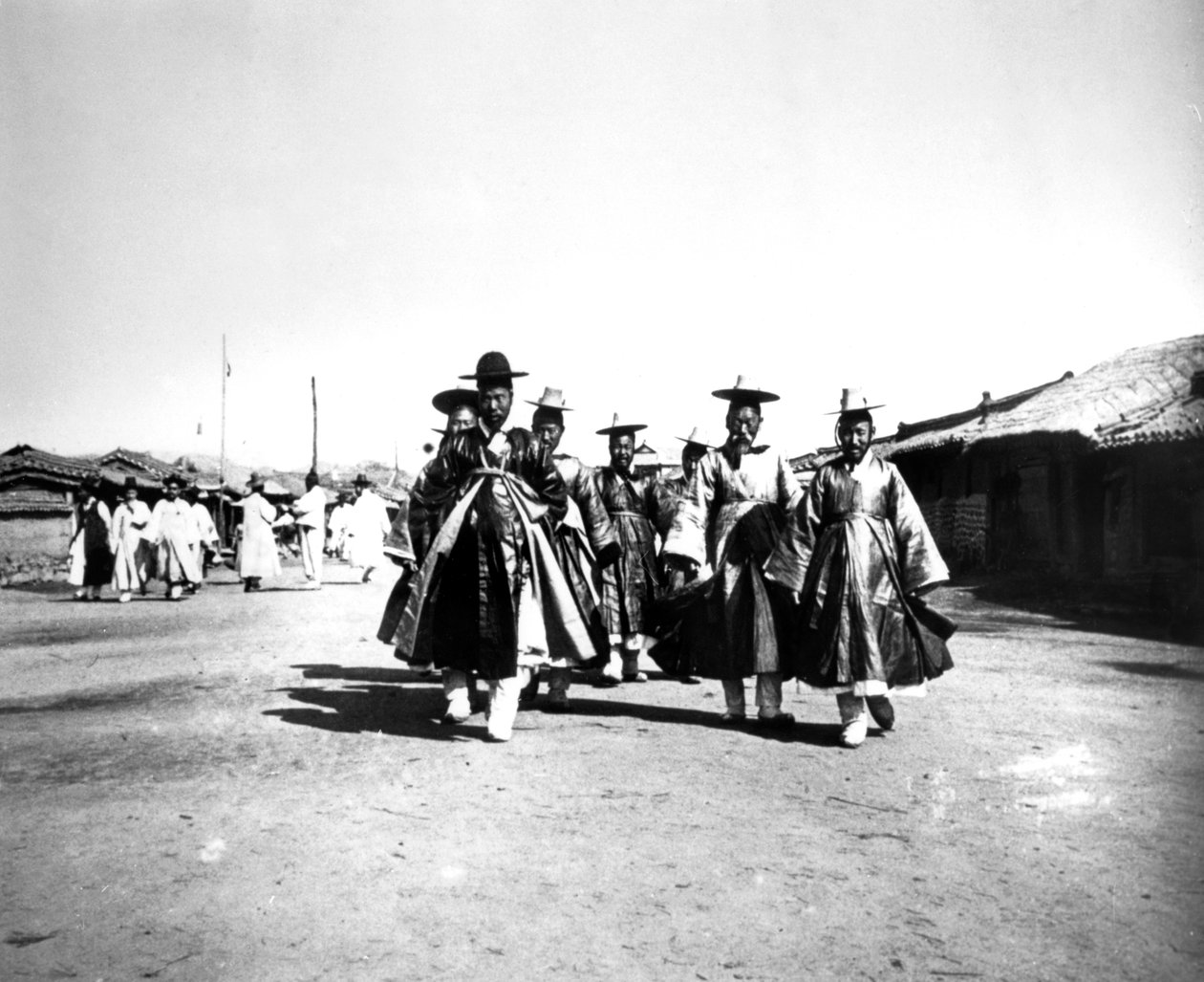 日本官员，韩国，1900年 作者 不明