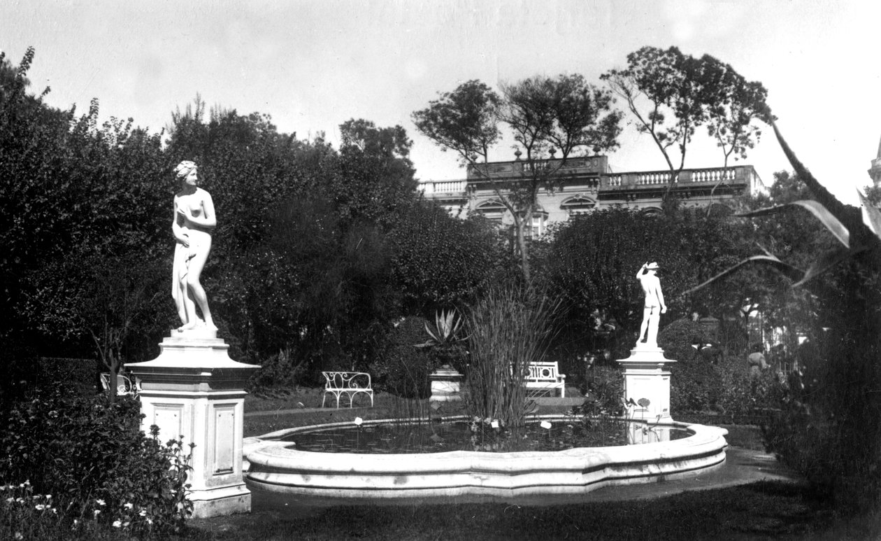 植物园植物园，阿根廷布宜诺斯艾利斯，约c1900年代 作者 不明
