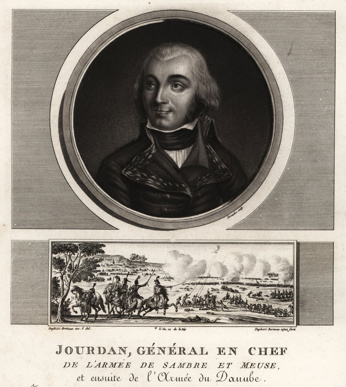 让-巴蒂斯特·乔丹 (Jean-Baptiste Jourdan)，桑布尔和默兹军团总司令 作者 不明