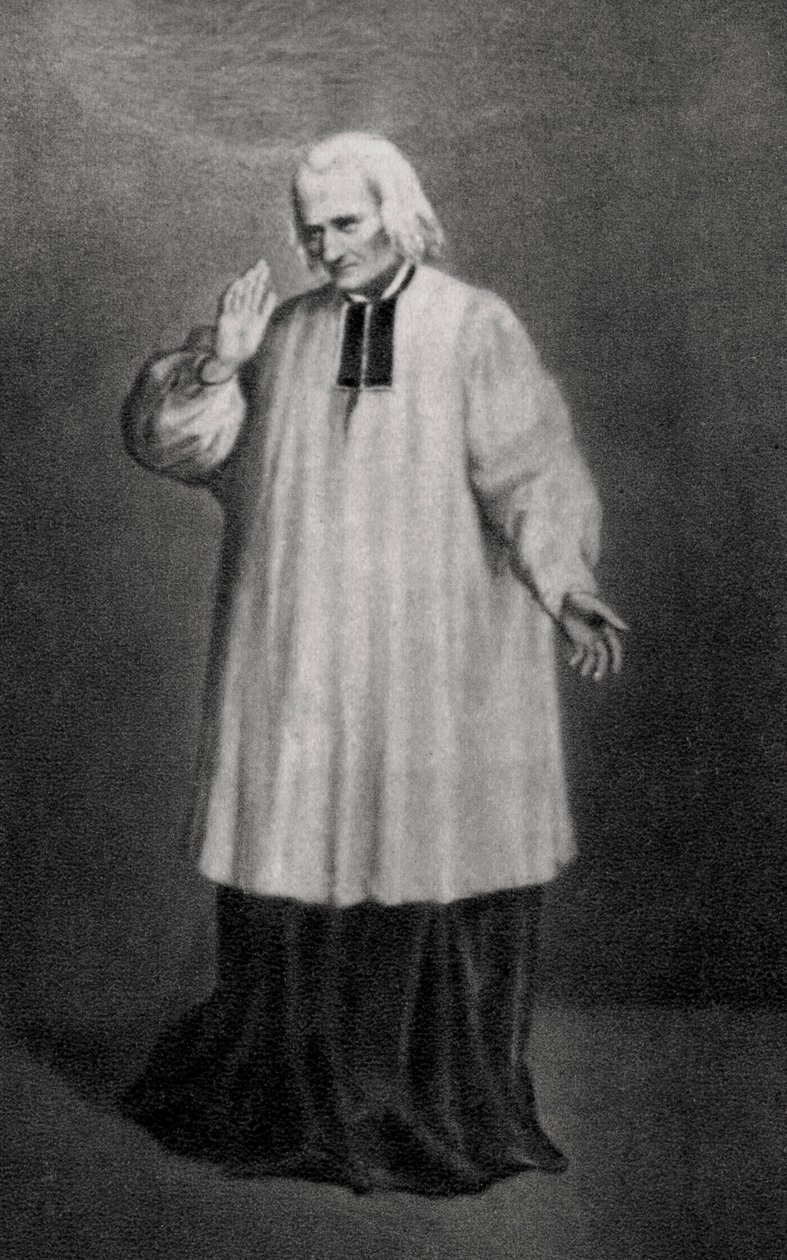 Jean-Marie Vianney，法国牧师Cure dArs，1858年 作者 不明