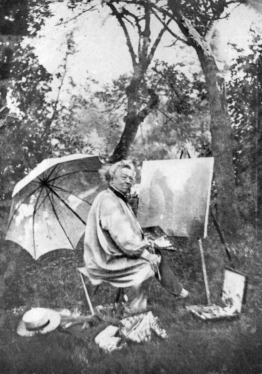 Jean Baptiste Camille Corot，法国画家，c1845-1875年 作者 不明