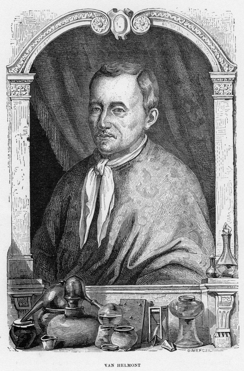 Jean Baptiste von Helmont，比利时医师和化学家，1870年 作者 不明