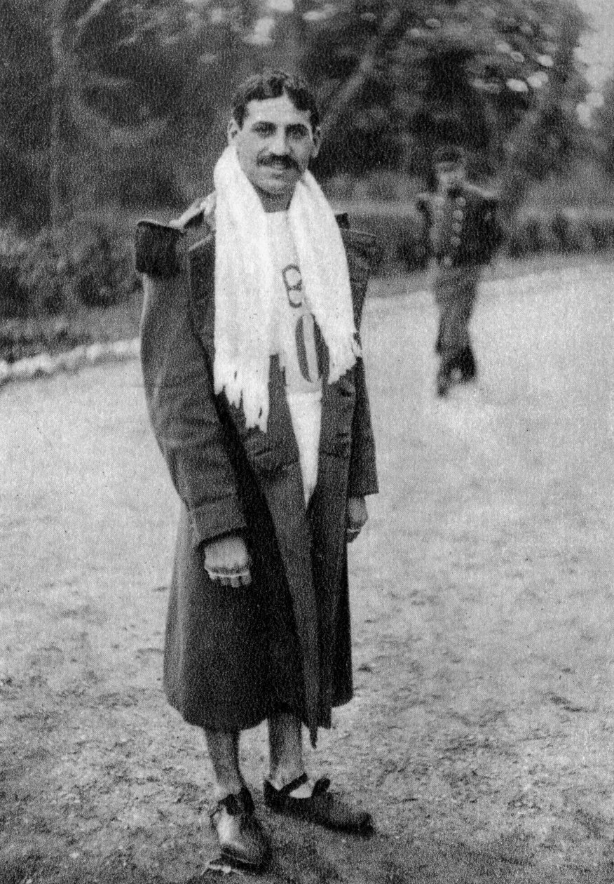 让·布安（Jean Bouin），法国士兵和运动员，1912年 作者 不明