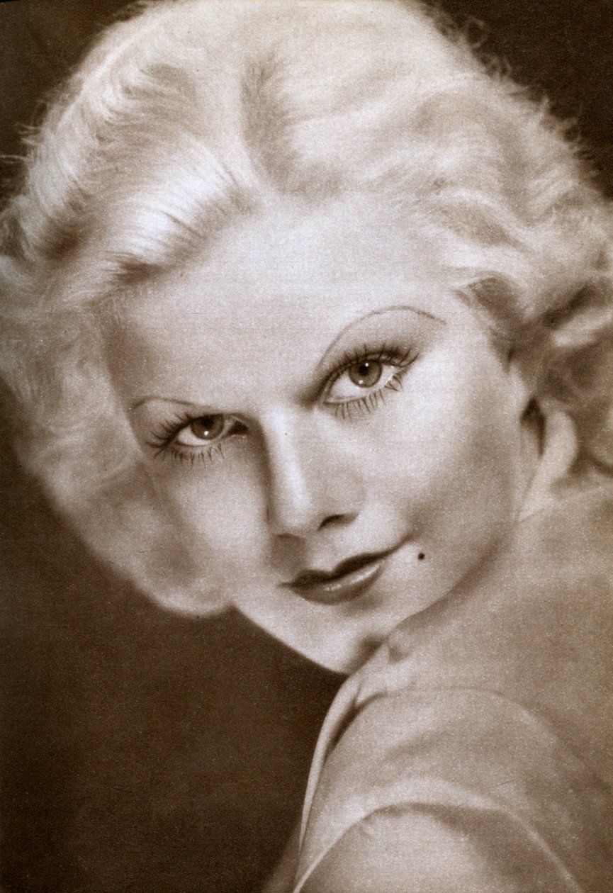 让·哈洛（Jean Harlow），美国电影女演员，1933年 作者 不明