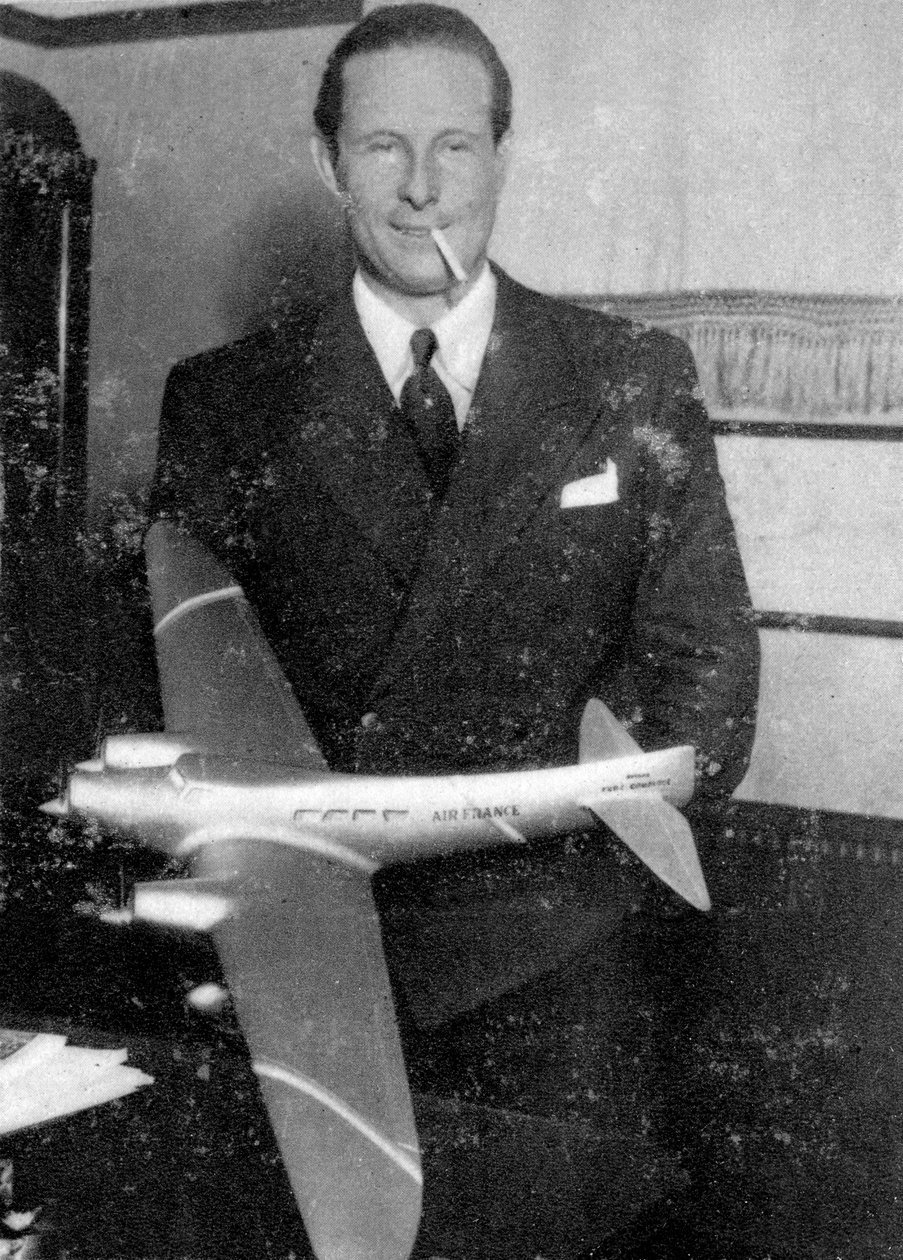 让·莫尔莫兹（Jean Mermoz），法国飞行员，1935年 作者 不明