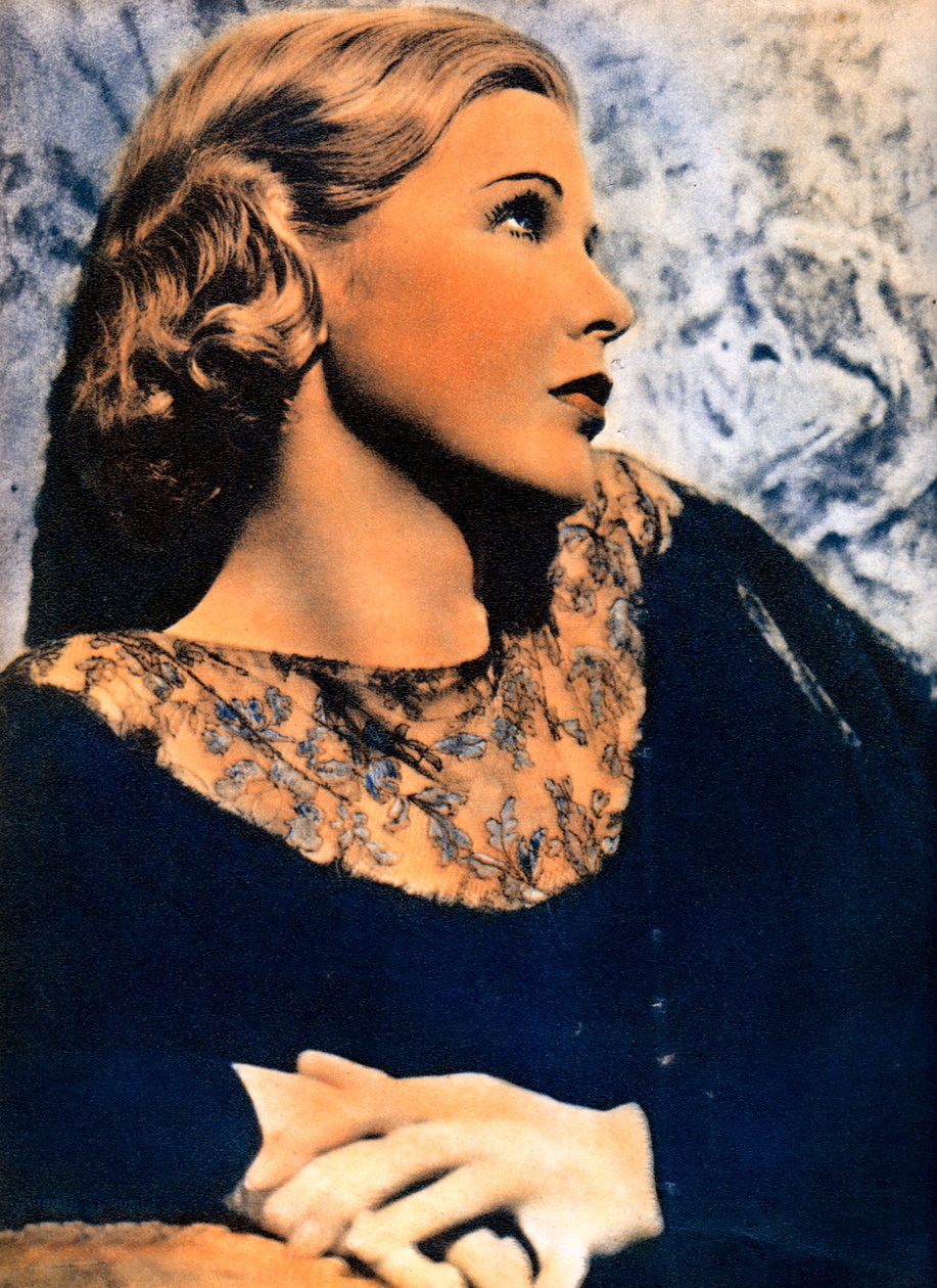 美国女演员让·缪尔（Jean Muir），1934-1935年 作者 不明