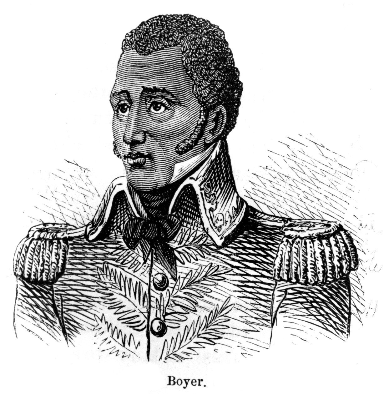 让·皮埃尔·博耶（Jean Pierre Boyer），海地士兵和海地总统，1873年 作者 不明