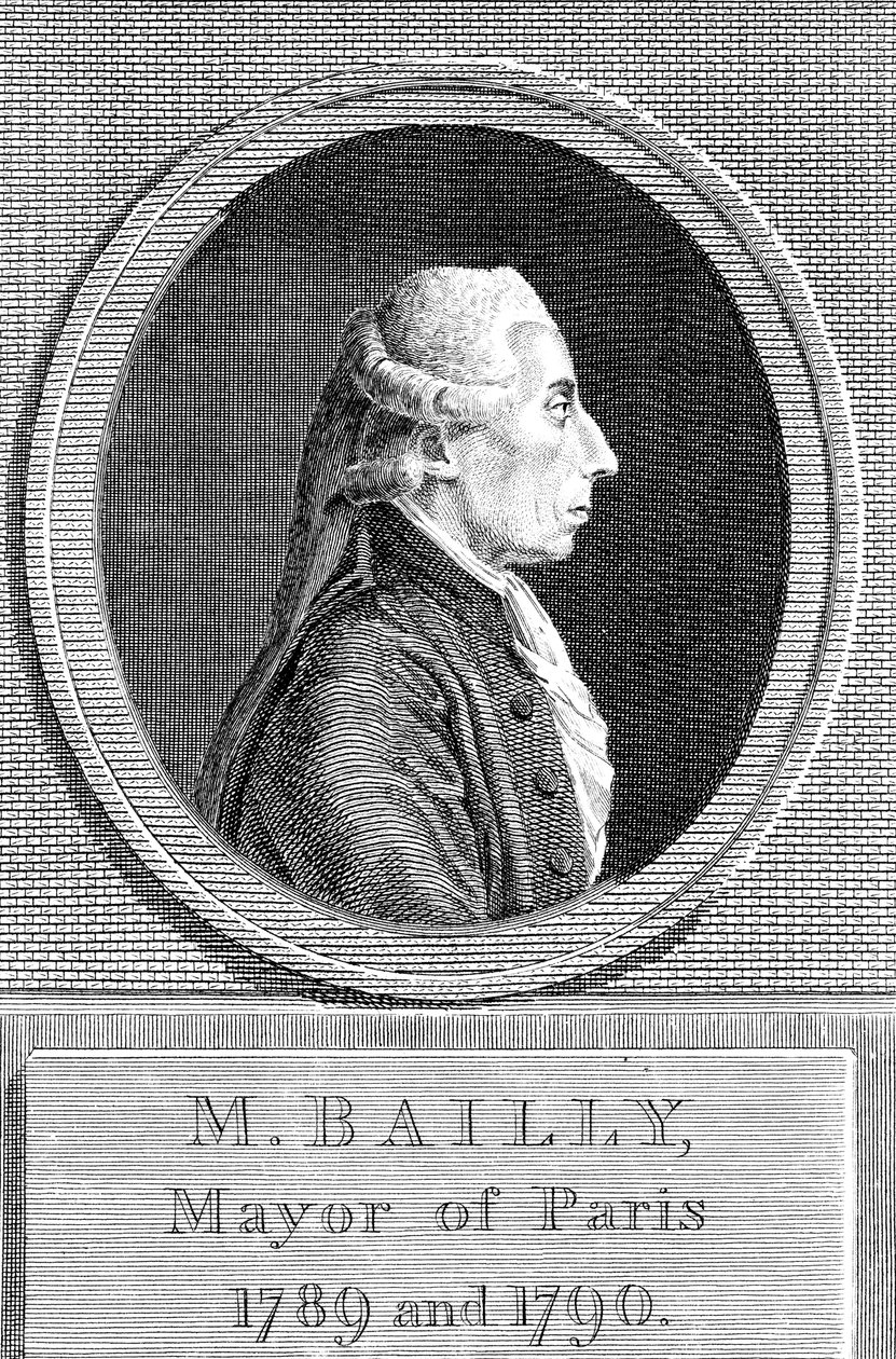 Jean Sylvain Bailly 1736-1793，法国天文学家，作家和政治家 作者 不明