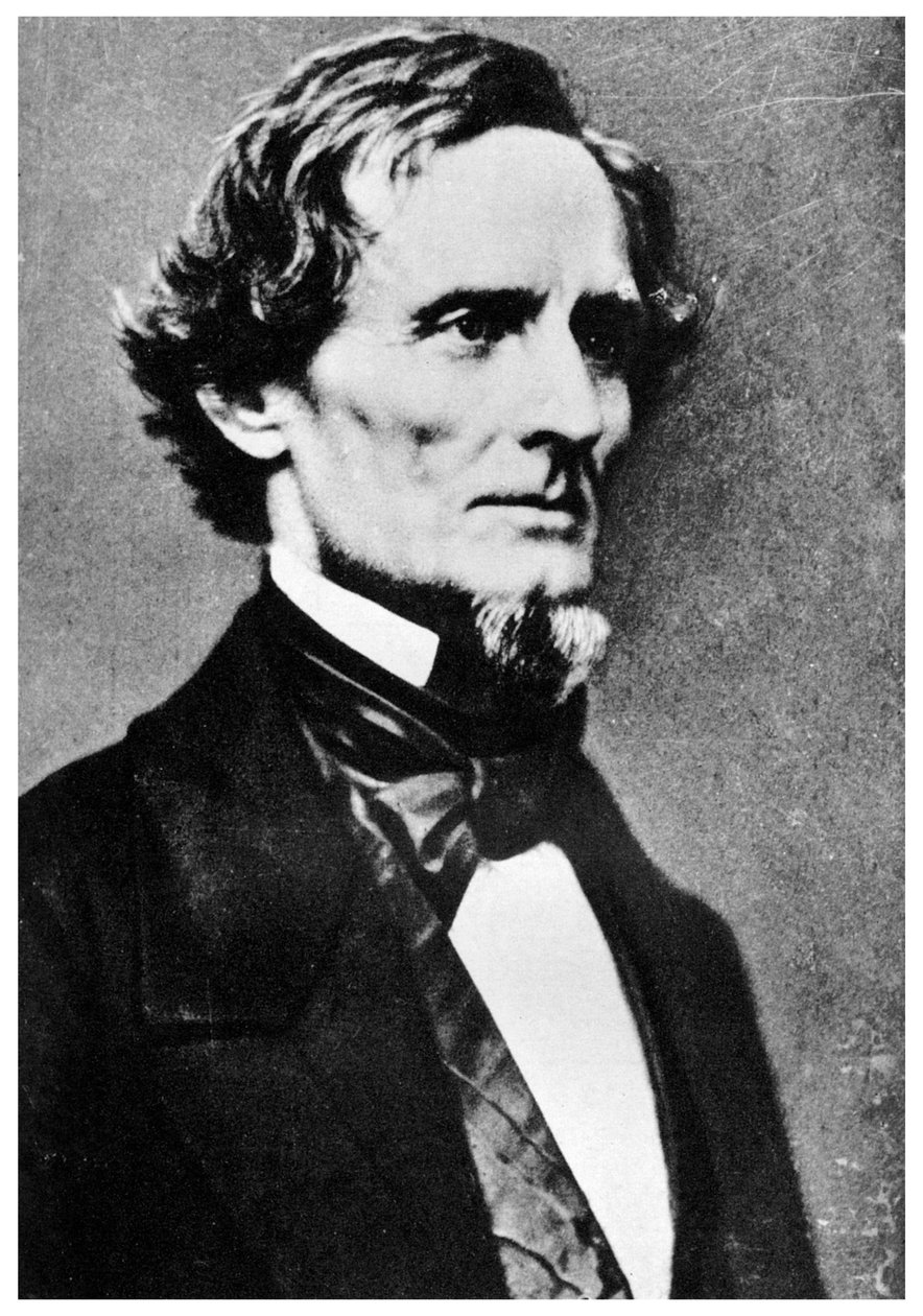 杰斐逊·戴维斯（Jefferson Davis），美国联邦总统，c1855-1865年，1955年 作者 不明
