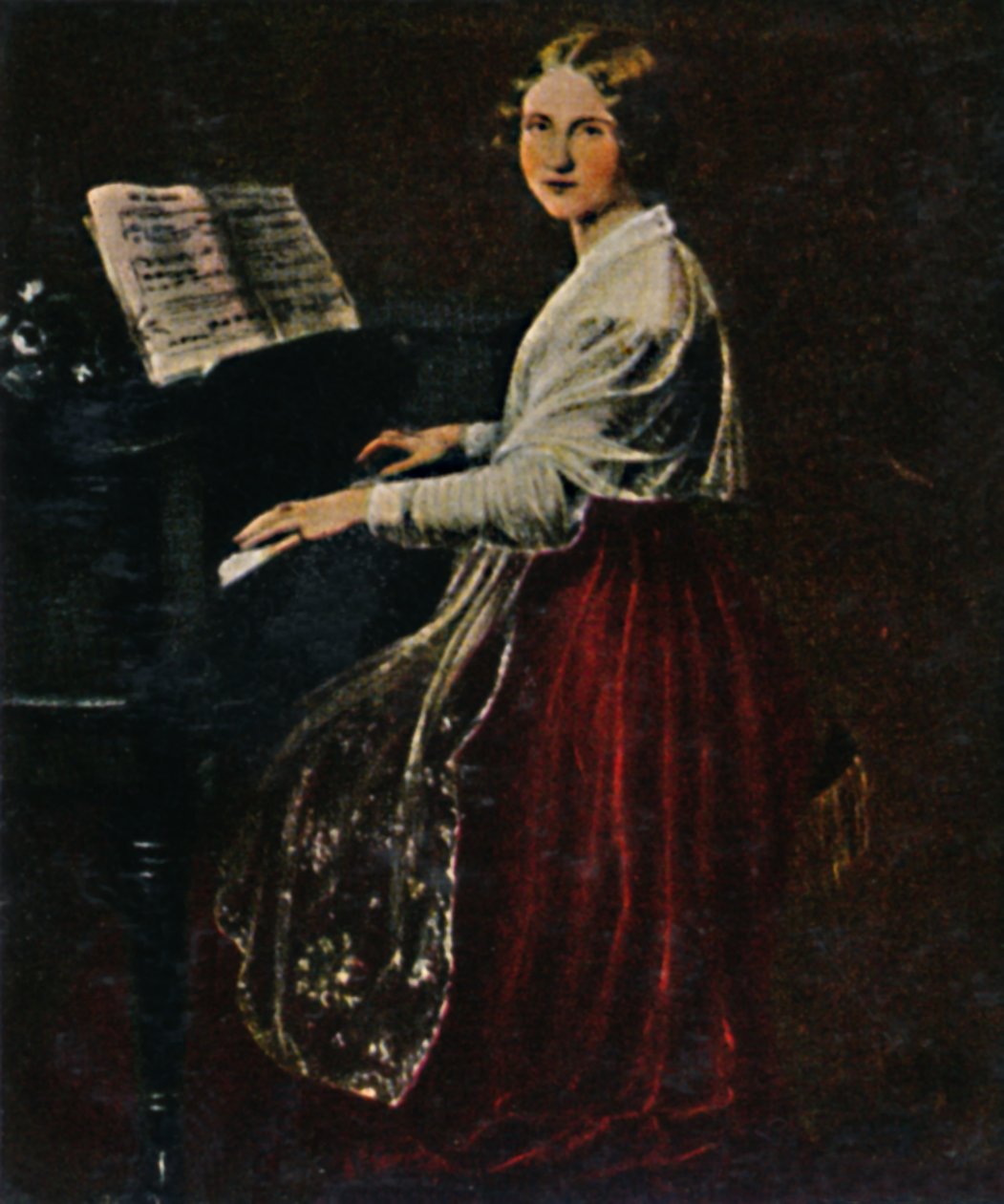 珍妮·林德1820-1887。 -Asher绘画，1934年。 作者 不明