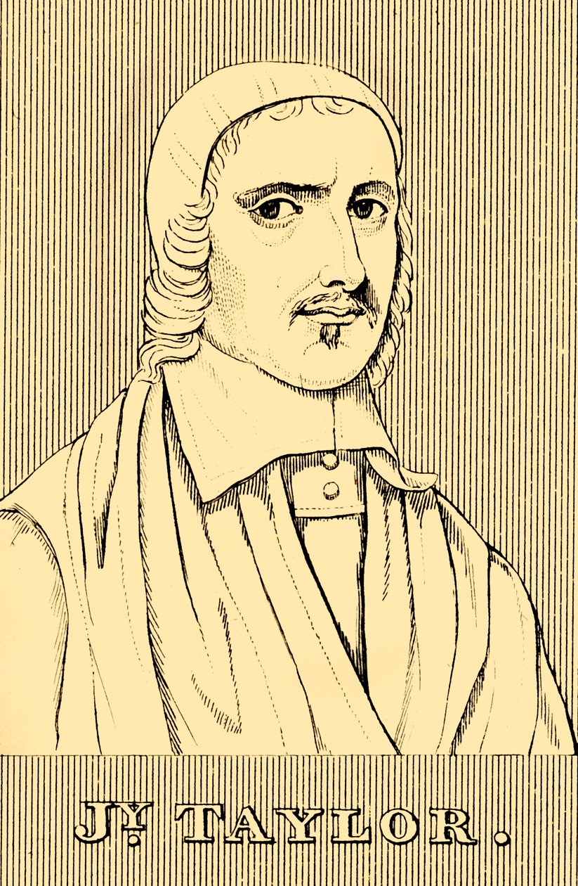 杰里米·泰勒（Jeremy Taylor），1613-1667年，1830年。 作者 不明