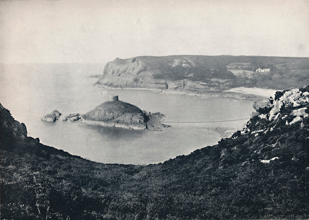 泽西岛-Portelet湾和Janvrin岛，1895年 作者 不明