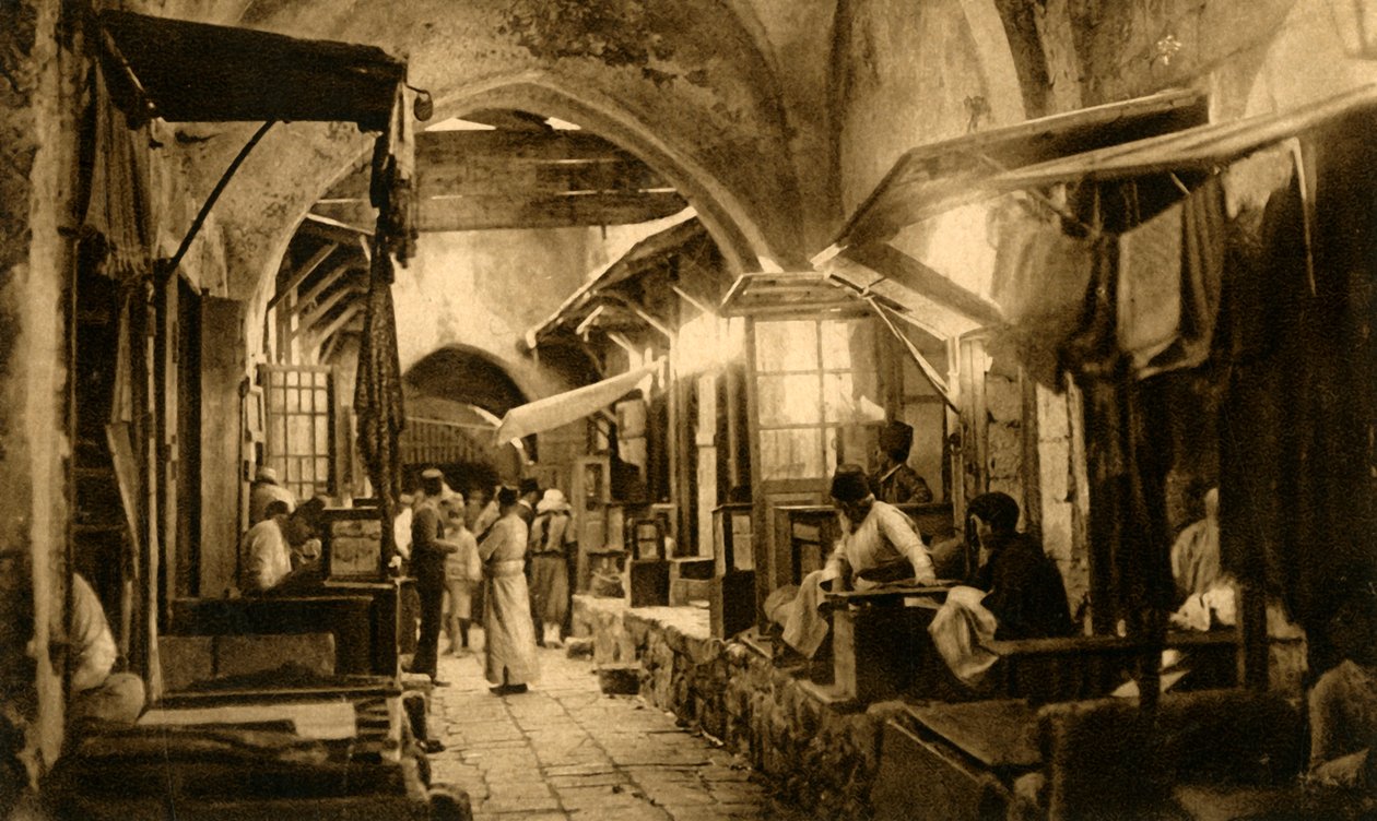 耶路撒冷-金史密斯集市，c1918-c1939。 作者 不明