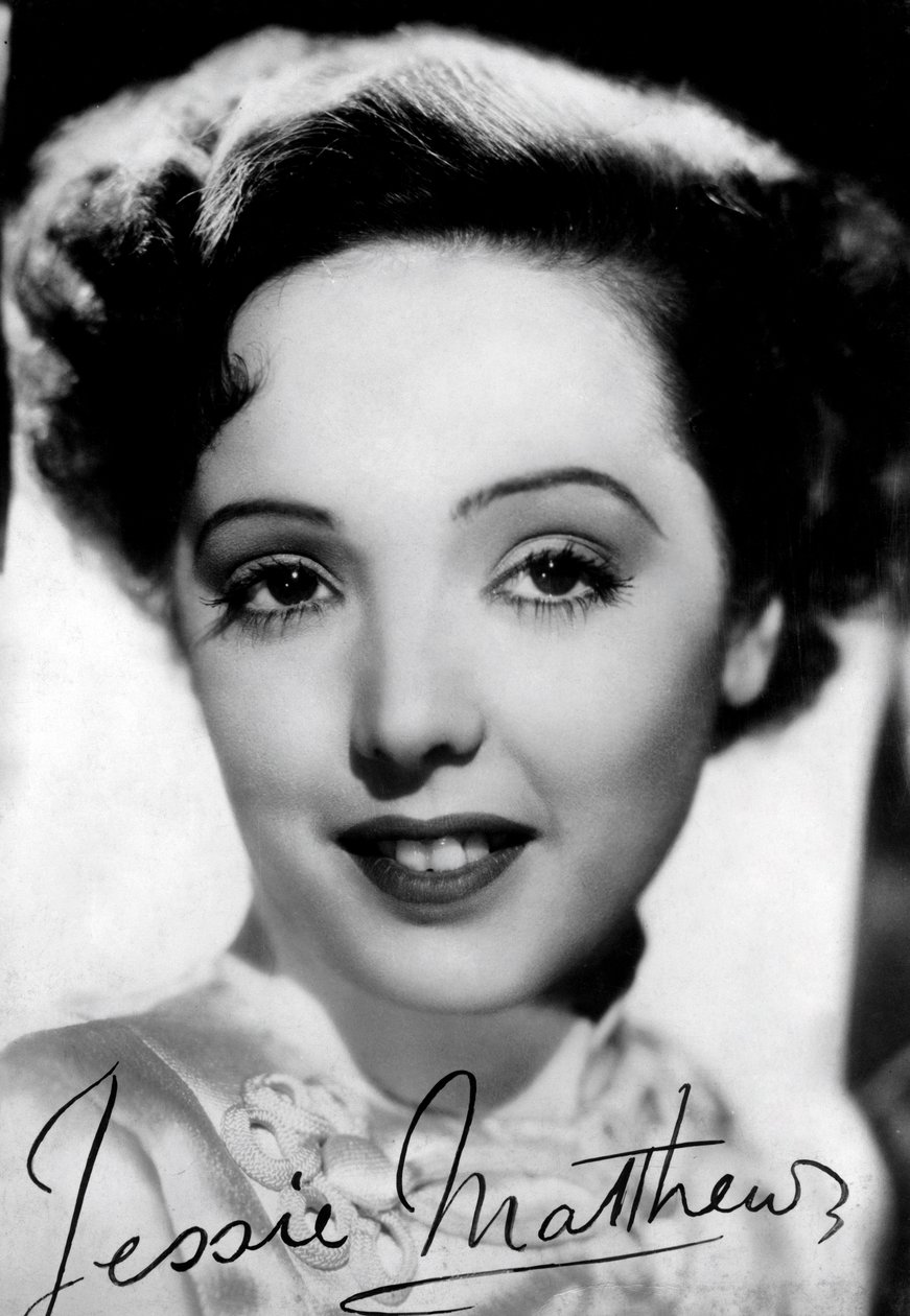 杰西·马修斯（Jessie Matthews），1907-1981年，英国女演员，舞蹈演员和歌手，摄于1930年代至1940年代 作者 不明