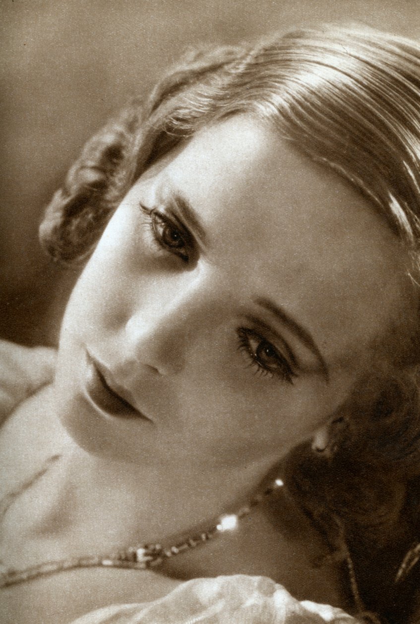 杰西·马修斯（Jessie Matthews），英国女演员，1933年 作者 不明