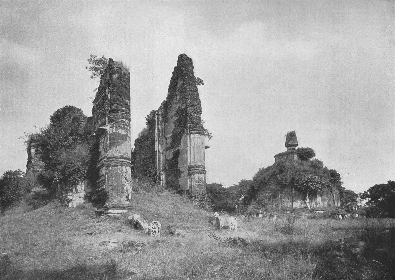 Jetawanarama和Kiri-Dagoba公元12世纪，Pollonneruwa，1926年 作者 不明