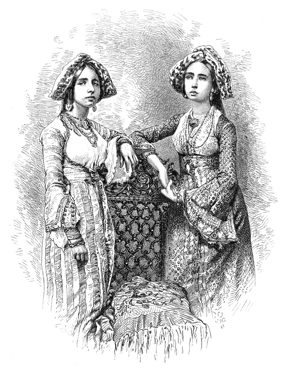 1895年，印度高知的犹太妇女 作者 不明