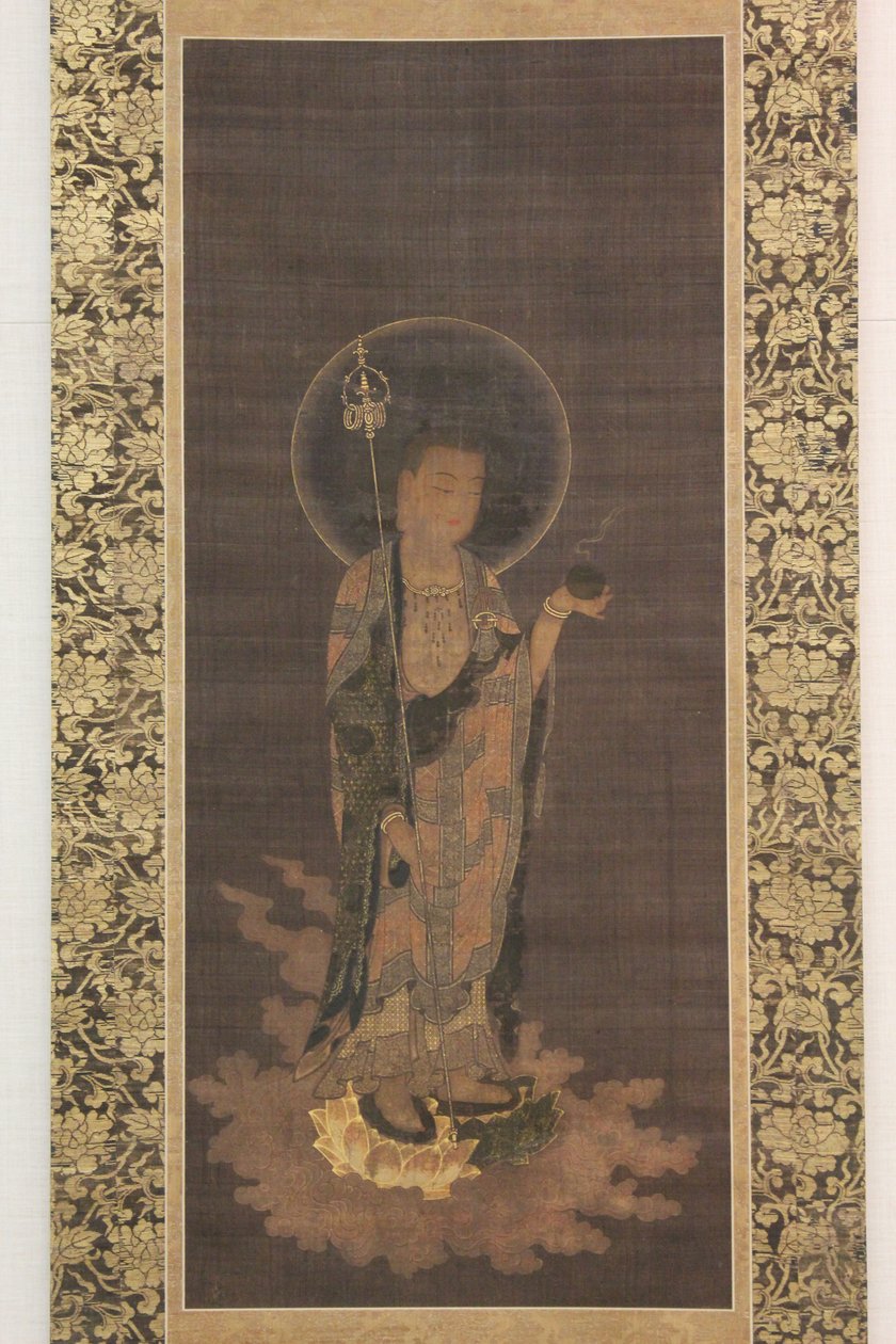 吉祖·波萨索（Jizo Bosatsu）在欢迎下降中吉祖·波萨索莱戈（14世纪）。 作者 不明