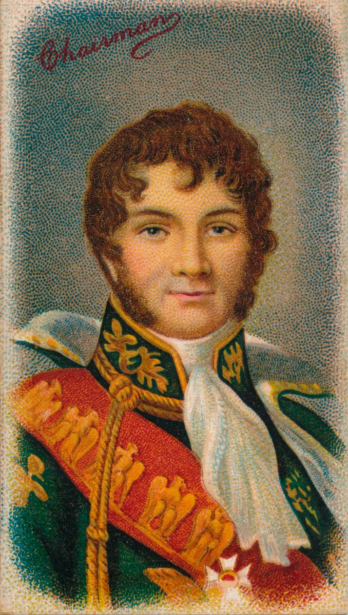 约阿希姆·拿破仑·穆拉特（Joachim-Napoleon Murat）1767-1815，法国元帅和那不勒斯国王，1912年 作者 不明