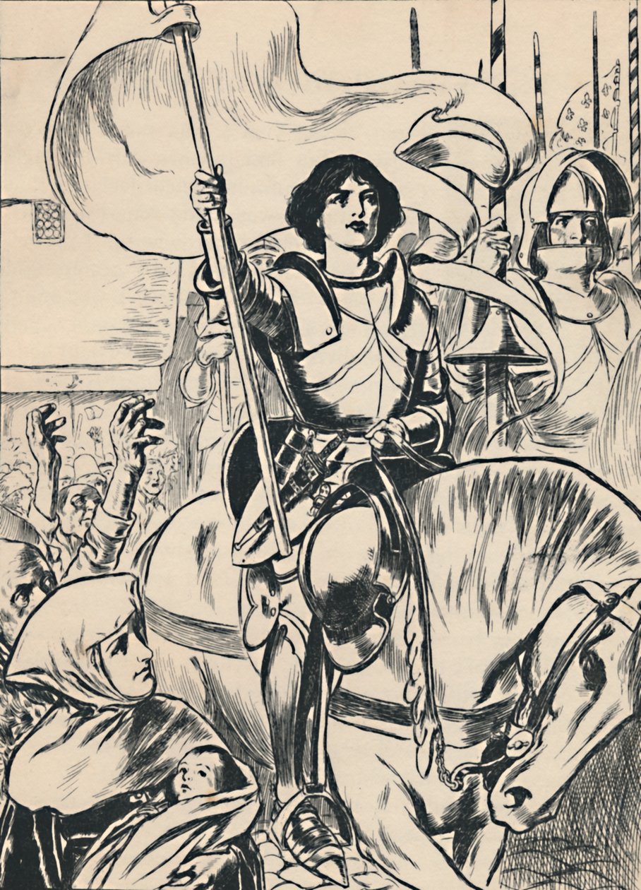 琼·陆军元首，大约1907年 作者 不明